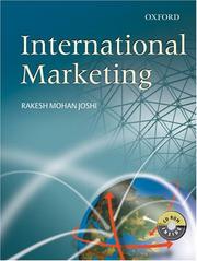 Cover of: International marketing by Rakesh Mohan Joshi