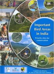 Cover of: Important Bird Areas in India by M. Zafar-ul Islam, Asad R. Rahmani