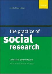 Cover of: The practice of social research by Earl R. Babbie