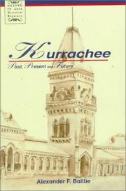 Cover of: Kurrachee, past, present and future