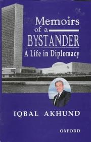 Cover of: Memoirs of a bystander: a life in diplomacy
