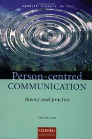 Person-centred communication by Hanka Grobler, Rinie Schenck, Dries Du Toit