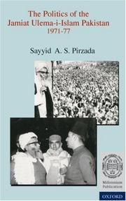 Cover of: The politics of the Jamiat Ulema-i-Islam Pakistan: 1971-1977
