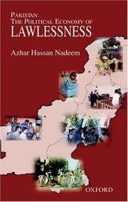 Cover of: Pakistan the political economy of lawlessness