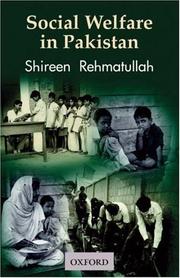 Cover of: Social welfare in Pakistan by Shireen Rehmatullah