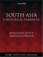 Cover of: South Asia: a historical narrative
