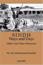 Cover of: Sindh: Ways and Days | Pir Ali Muhammad Rashdi
