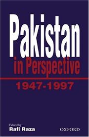Cover of: Pakistan in Perspective, 1947-1997 (The Jubilee Series) by Rafi Raza