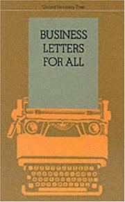 Cover of: Business Letters for All by B.Jean Naterop
