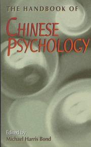 Cover of: The handbook of Chinese psychology