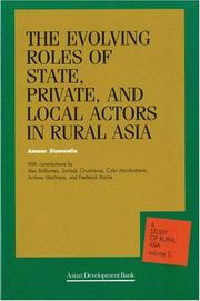 Cover of: The Evolving Roles of State, Private, and Local Actors in Rural Asia (A Study of Rural Asia, Volume 5)