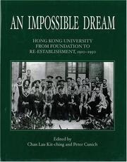 Cover of: An Impossible Dream by Chan Lau Kit-ching, Peter Cunich