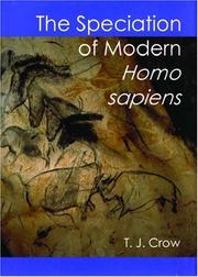 Cover of: The Speciation of Modern Homo Sapiens (Proceedings of the British Academy) by T. J. Crow