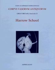 Cover of: Corpus vasorum antiquorum.