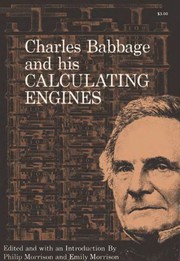 Cover of: Charles Babbage and His Calculating Engines by Philip Morrison, Emily Morrison