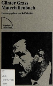 Cover of: Günter Grass by Günter Grass