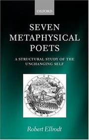 Seven metaphysical poets by Robert Ellrodt