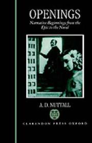 Openings by Nuttall, A. D.