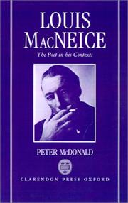 Louis MacNeice by Peter McDonald