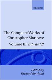 Cover of: Edward II by Christopher Marlowe