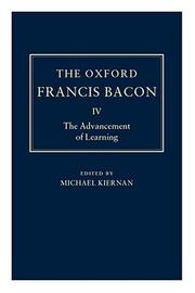 Cover of: The  advancement of learning by Francis Bacon