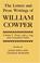 Cover of: The Letters and Prose Writings of William Cowper: Volume 5