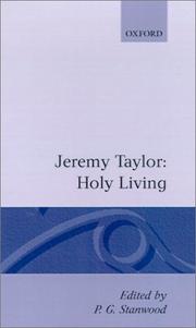 Cover of: Holy Living and Holy Dying: Volume I: Holy Living (Oxford English Texts)