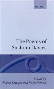 Cover of: The poems of Sir John Davies by Sir John Davies, Sir John Davies