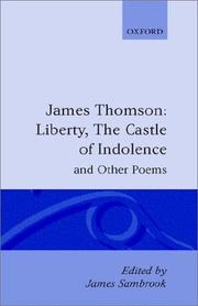 Cover of: Liberty, The Castle of Indolence, and Other Poems (Oxford English Texts) by James Thomson