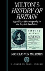 Cover of: Milton's History of Britain by Nicholas Von Maltzahn