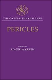 Cover of: Pericles by William Shakespeare, George Wilkins