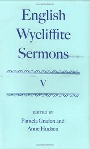 Cover of: English Wycliffite sermons