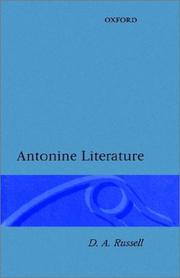 Cover of: Antonine literature