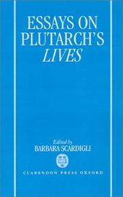 Cover of: Essays on Plutarch's Lives by edited by Barbara Scardigli.