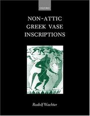 Cover of: Non-Attic Greek vase inscriptions