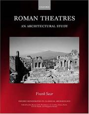 Cover of: Roman Theatres by Frank Sear