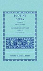 Opera, Vol. 2 by Plotinus