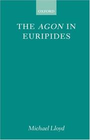 Cover of: The agon in Euripides