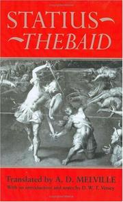 Cover of: Thebaid by Publius Papinius Statius