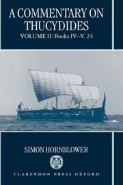 Cover of: A Commentary on Thucydides: Volume II: Books IV-V. 24 (Commentary on Thucydides)