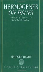 Cover of: On issues: strategies of argument in later Greek rhetoric