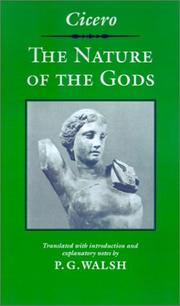 Cover of: The nature of the gods by Cicero