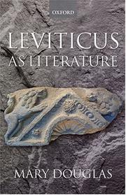 Cover of: Leviticus as literature