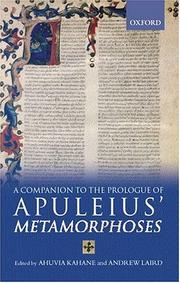 Cover of: A companion to the Prologue of Apuleius' Metamorphoses