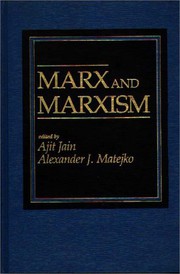 Cover of: Marx and Marxism