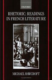 Cover of: Rhetoric: readings in French literature