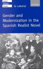Cover of: Gender and modernization in the Spanish realist novel