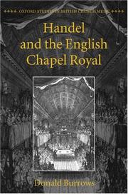 Cover of: Handel and the English Chapel Royal (Oxford Studies in British Church Music)