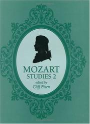 Cover of: Mozart studies 2 by edited by Cliff Eisen.