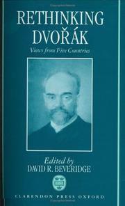 Cover of: Rethinking Dvorak by David R. Beveridge